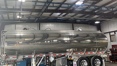 Ceiling Mounted Truck Fall Protection System