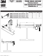 3M | DBI-SALA Fixed Beam Anchor Manual