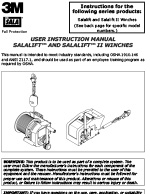 3M | DBI-SALA Salalift Retrieval Winch Manual