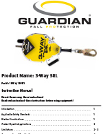 Guardian 3-Way SRL Manual