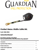Guardian Diablo Big Block Cable SRL Manual
