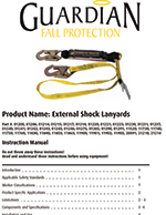 Guardian External Shock Lanyard Manual