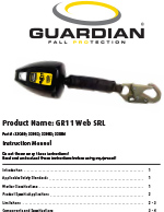 Guardian GR11 Web SRL Manual