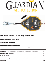 Guardian Halo Cable SRL Manual