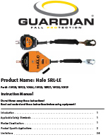 Guardian Halo Cable SRL-LE Manual