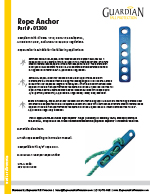 Guardian Rope Anchor Brochure