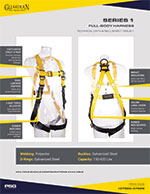 Guardian Series 1 Full-Body Harness Spec Sheet