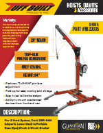 Guardian Tuff Built Davit Hoist Systems Spec Sheet