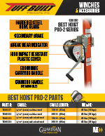 Guardian Tuff Built Winches Spec Sheet