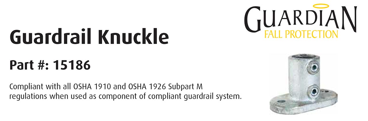 Guardian Knuckle Permanent Roof Guardrail Systems