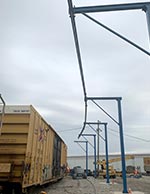 Rail Car Fall Protection Free Standing