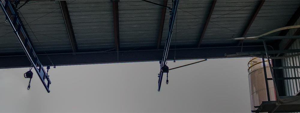 Ceiling Mounted Rigid Lifeline System