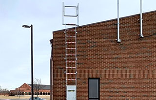 Walk Through Ladder Fall Protection