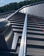 Rooftop Fall Protection Rail System