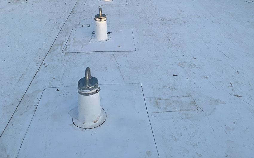 Window Washing Anchors for Rooftop Applications