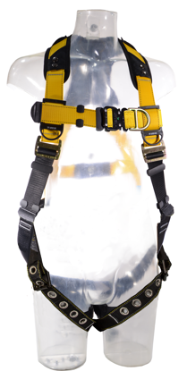 Guardian Series 3 Full-Body Harness, Quick-Connect Chest, Tongue-Buckle Legs, Sternal D-Ring, Front