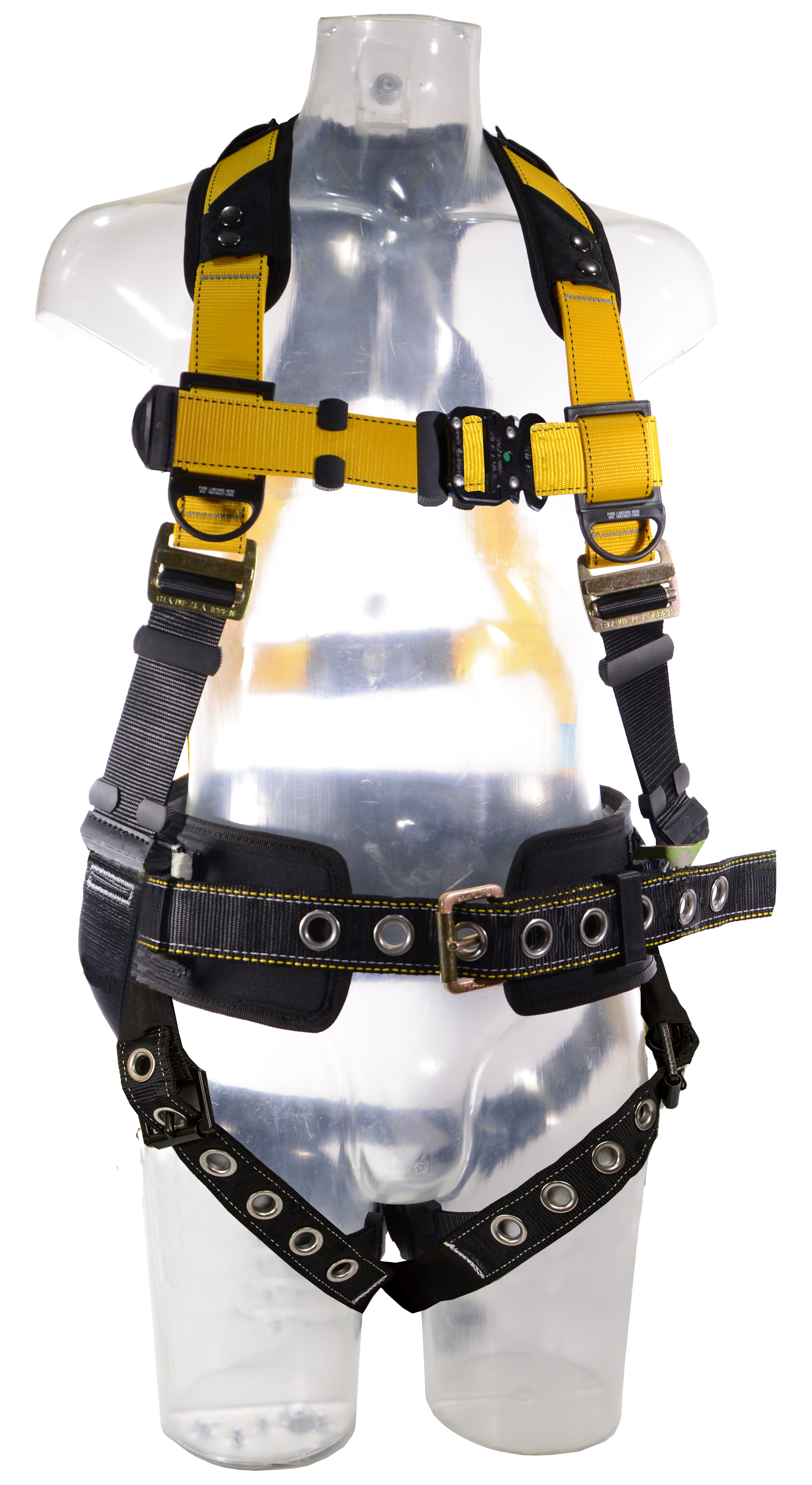 Guardian Series 3 Full-Body Harness w/ Waist Pad, Quick-Connect Chest,  Tongue-Buckle Legs