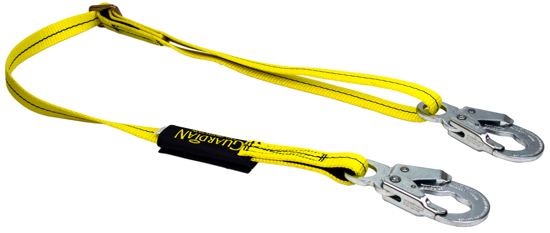 Guardian Non-Shock Absorbing Lanyard, 4 - 6 ft. Single Leg