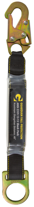 Guardian Shock Absorbing Extension Lanyard, 18 in. Single Leg w/ Shock Pack