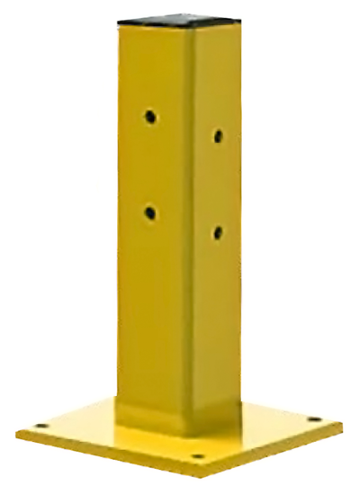 18 In. Ht. Heavy Duty Guardrail Column, Single Rail, C1