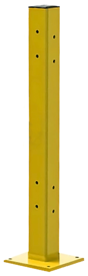 42 in. Ht. Heavy Duty Guardrail Column, Dual Rail, C2