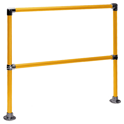 Safety Guard Handrail, 4 ft. Starter Straight Run, 2 Rails
