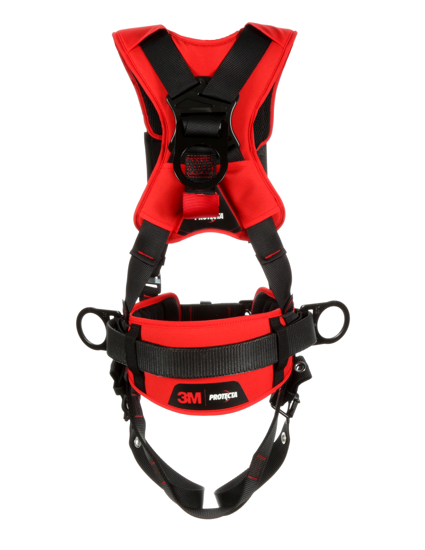 3M | Protecta Comfort Construction Harness, Pass-Through Chest, Tongue ...