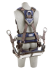 ExoFit NEX Tower Climbing Harness, Quick-Connect Chest and Legs, Chest and Side D-Rings, Back