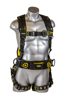 Cyclone Construction Harness, Pass-Through Chest, Tongue-Buckle Legs, Side D-Rings, Front