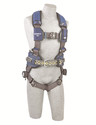 ExoFit NEX Mining Vest Harness, Quick-Connect Chest and Legs, Front