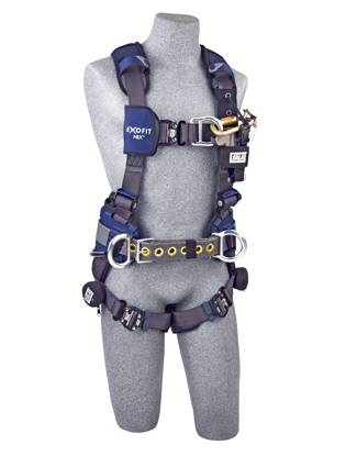 ExoFit NEX Wind Energy Harness w/ Belt, Quick-Connect Chest and Legs, Side D-Rings, Front