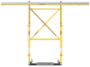 FlexiGuard Counterweighted Overhead Rail Fall Arrest System,  No Counterweights, Front View