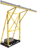 FlexiGuard Counterweighted Overhead 32 ft. Rail Fall Arrest System, 22 ft. Ht., Counterweights Included, 8517761