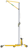 FlexiGuard Portable C-Frame Fall Arrest System Adjustable Height, Side View
