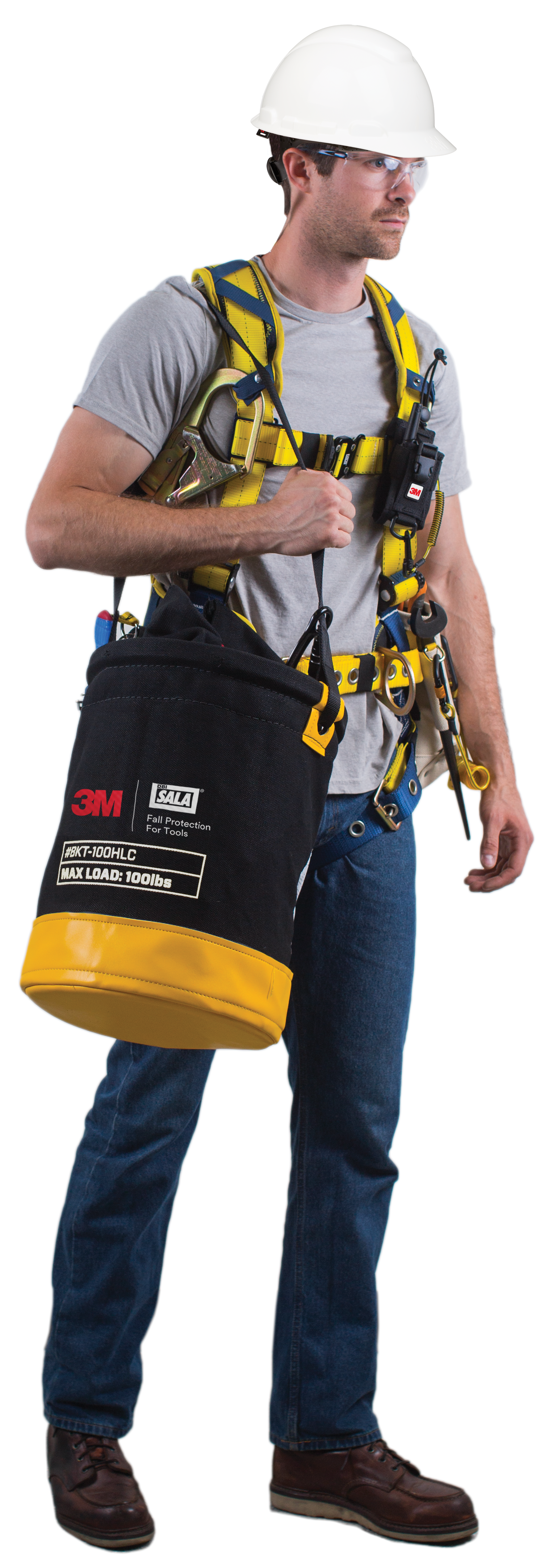 3M™ DBI-SALA® Safe Bucket 100 lb. Load Rated Hook and Loop Canvas