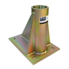 Offset Floor Mount Sleeve, Zinc-Plated Steel