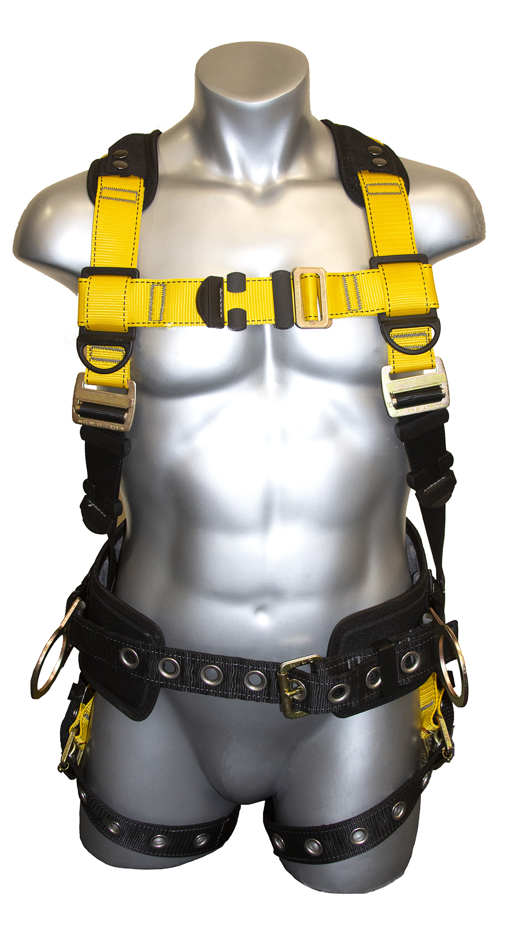 Guardian 37200 Series 3 Harness with Waist Pad QC chest TB legs 3-D-Rings Size XS-S
