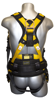 Guardian Series 3 Full-Body Harness w/ Waist Pad, Pass-Through Chest, Tongue-Buckle Legs, Side D-Rings, Back