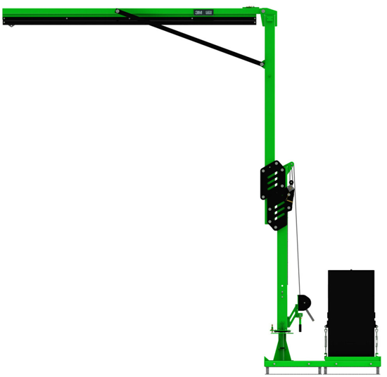 FlexiGuard M200 Adjustable Height, Dual User Modular Portable Jib with Counterweight Base
