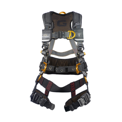Guardian B7 Comfort Full-Body Harness w/ Waist Pad, Quick-Connect Chest and Legs, Sternal and Side D-Rings