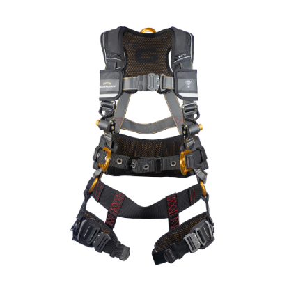 Guardian B7 Comfort Full-Body Harness w/ Waist Pad, Quick-Connect Chest and Legs, Side D-Rings