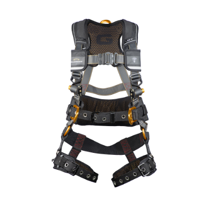 Guardian B7 Comfort Full-Body Harness w/ Waist Pad, Quick-Connect Chest, Tongue-Buckle Legs, Side D-Rings