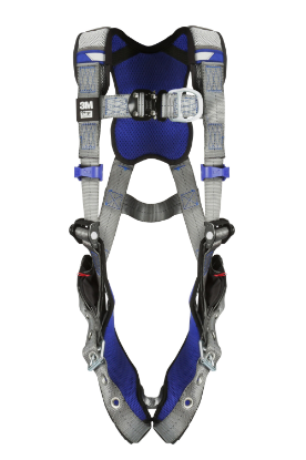 3M | DBI-SALA ExoFit X200 Comfort Vest Climbing Safety Harness, Quick-Connect Chest, Tongue-Buckle Legs, Chest D-Ring (front)