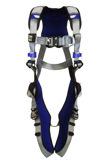   3M | DBI-SALA ExoFit X200 Comfort Vest Climbing Safety Harness, Quick-Connect Chest and Legs, Chest D-Ring (front)