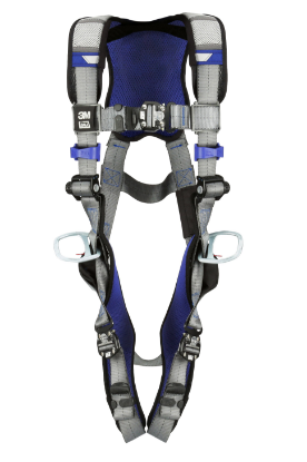 3M | DBI-SALA ExoFit X200 Comfort Vest Positioning Safety Harness, Quick-Connect Chest and Legs, Side D-Rings (front)