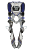 3M | DBI-SALA ExoFit X200 Comfort Vest Positioning Safety Harness, Quick-Connect Chest and Legs, Side D-Rings (back)