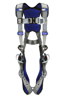 3M | DBI-SALA ExoFit X200 Comfort Vest Climbing & Positioning Safety Harness, Quick-Connect Chest, Tongue-Buckle Legs, Chest and Side D-Rings (front)