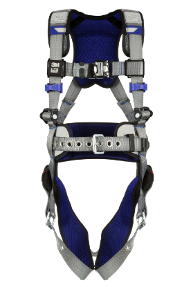 3M | DBI-SALA ExoFit X200 Comfort Construction Safety Harness, Quick-Connect Chest, Tongue-Buckle Legs (front)