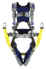 3M | DBI-SALA ExoFit X200 Comfort Oil and Gas Climbing/Suspension Safety Harness w/ Seat Sling, Quick-Connect Chest, Tongue-Buckle Legs, Side D-Rings (front)