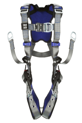 3M | DBI-SALA ExoFit X200 Comfort Oil & Gas Climbing/Suspension Safety Harness, Quick-Connect Chest and Legs, Chest and Side D-Rings (front)